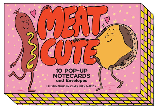 Chronicle Books Meat Cute - 10 Pop-Up Notecards and Envelopes