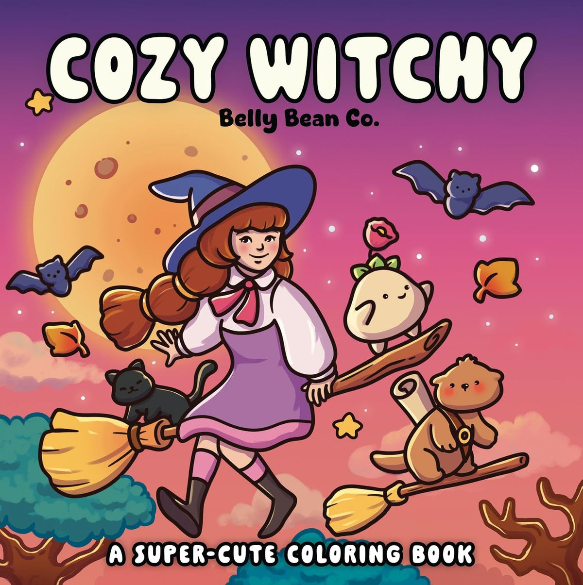 Cozy Witchy Coloring Book by Belly Bean